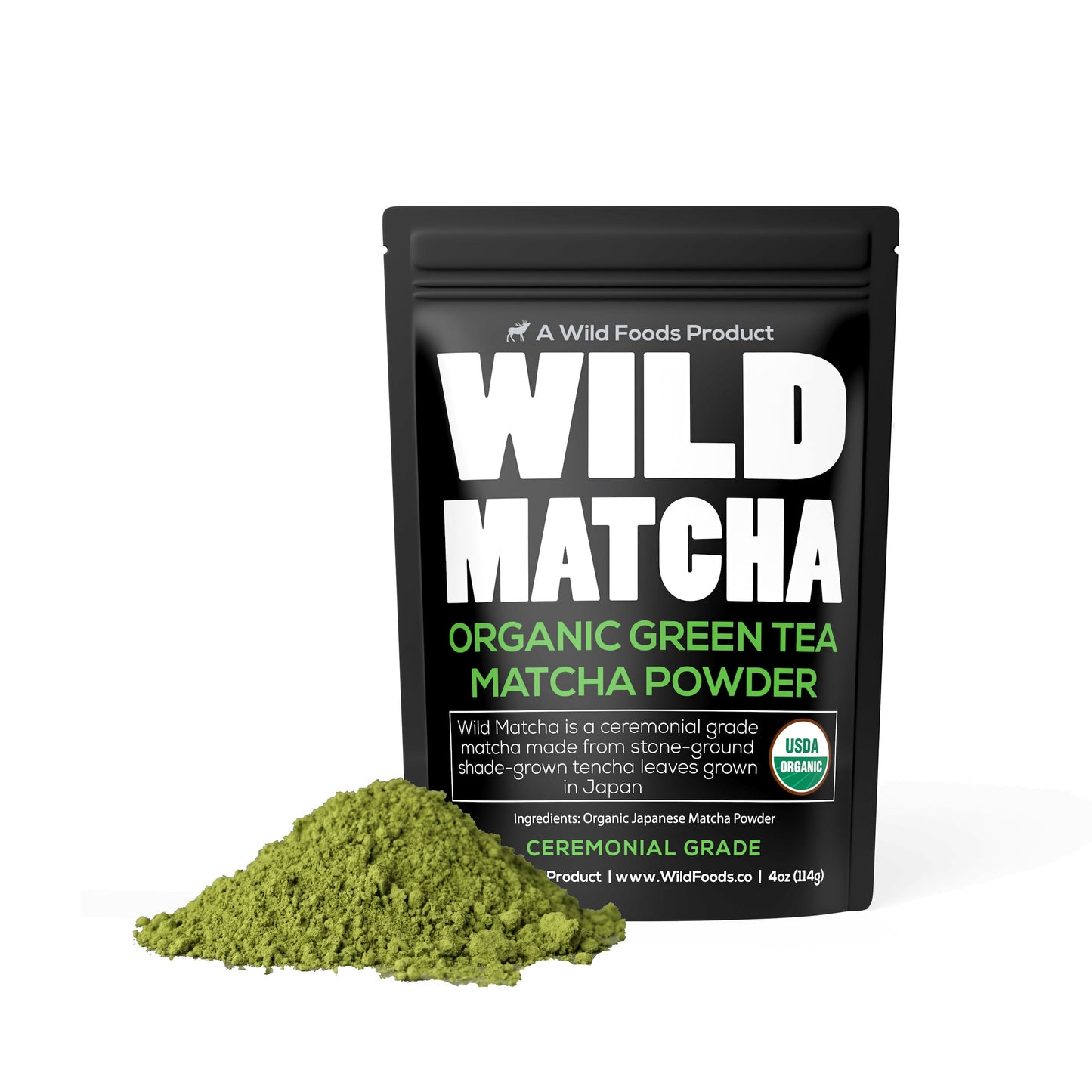 wild matcha - ceremonial grade from japan by wild foods