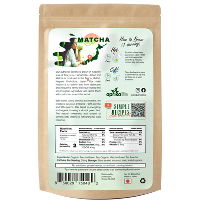 Japanese Matcha Green Tea Bags by Aprika Life