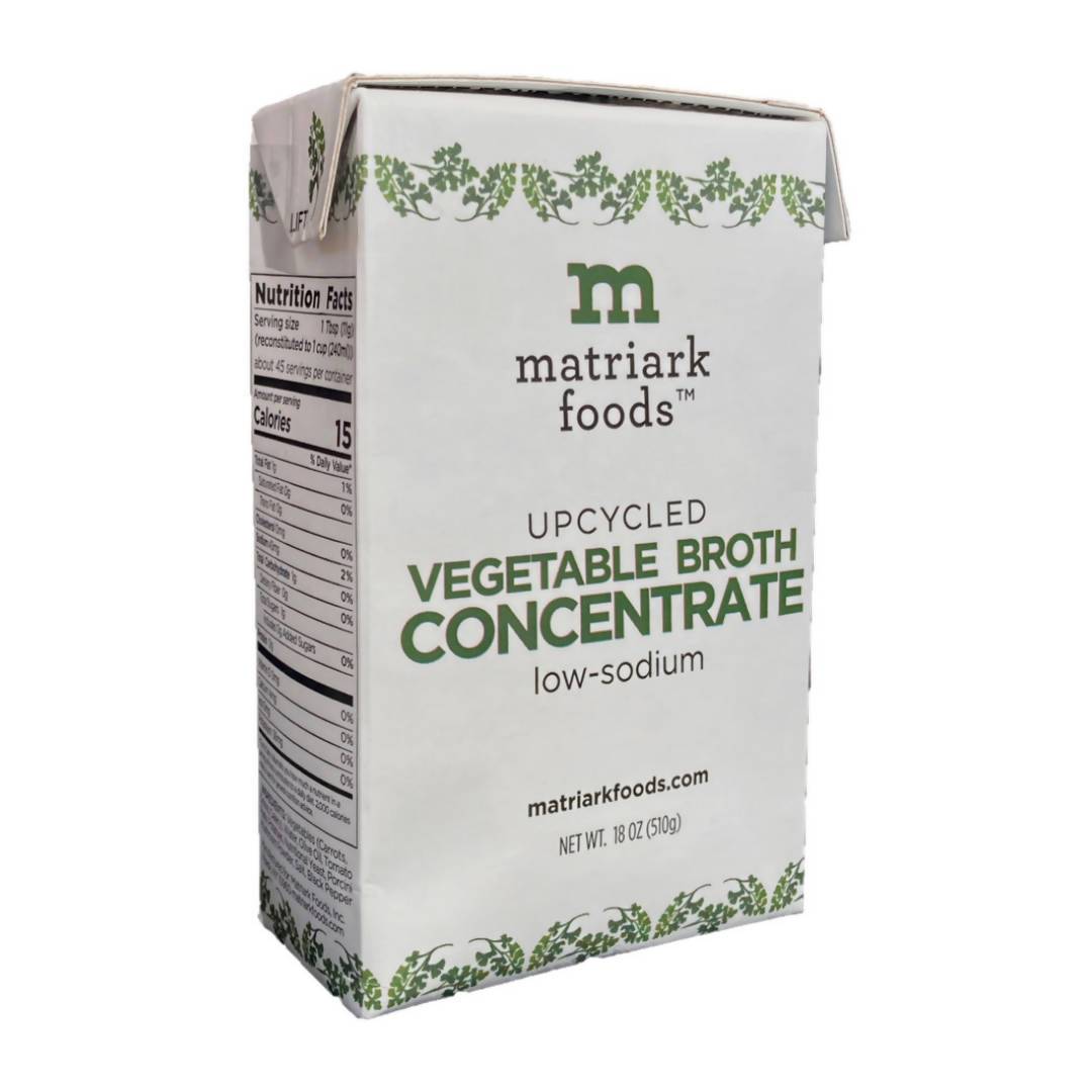 upcycled vegetable broth concentrate - 12 x 18oz by farm2me