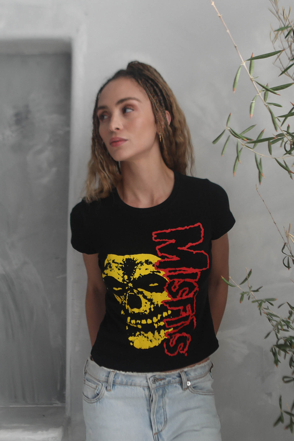 misfits baby tee by people of leisure