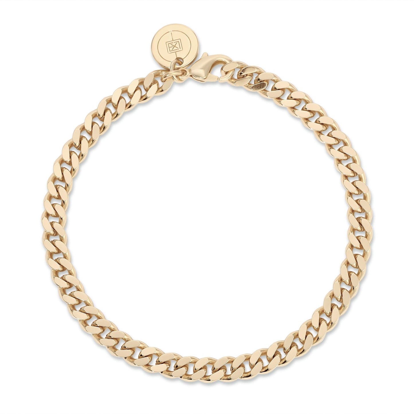 micro link curb chain anklet by eklexic