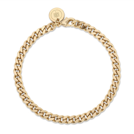 MICRO LINK CURB CHAIN BRACELET by eklexic