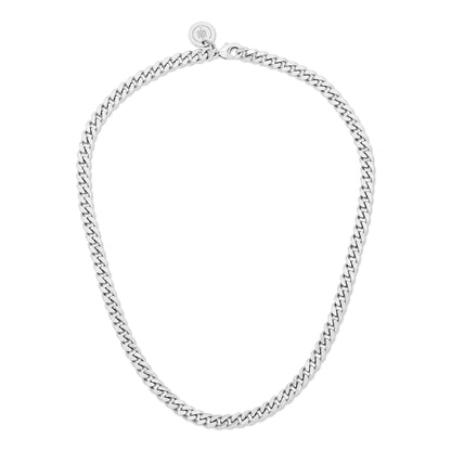 Micro Link Curb Chain Necklace by eklexic