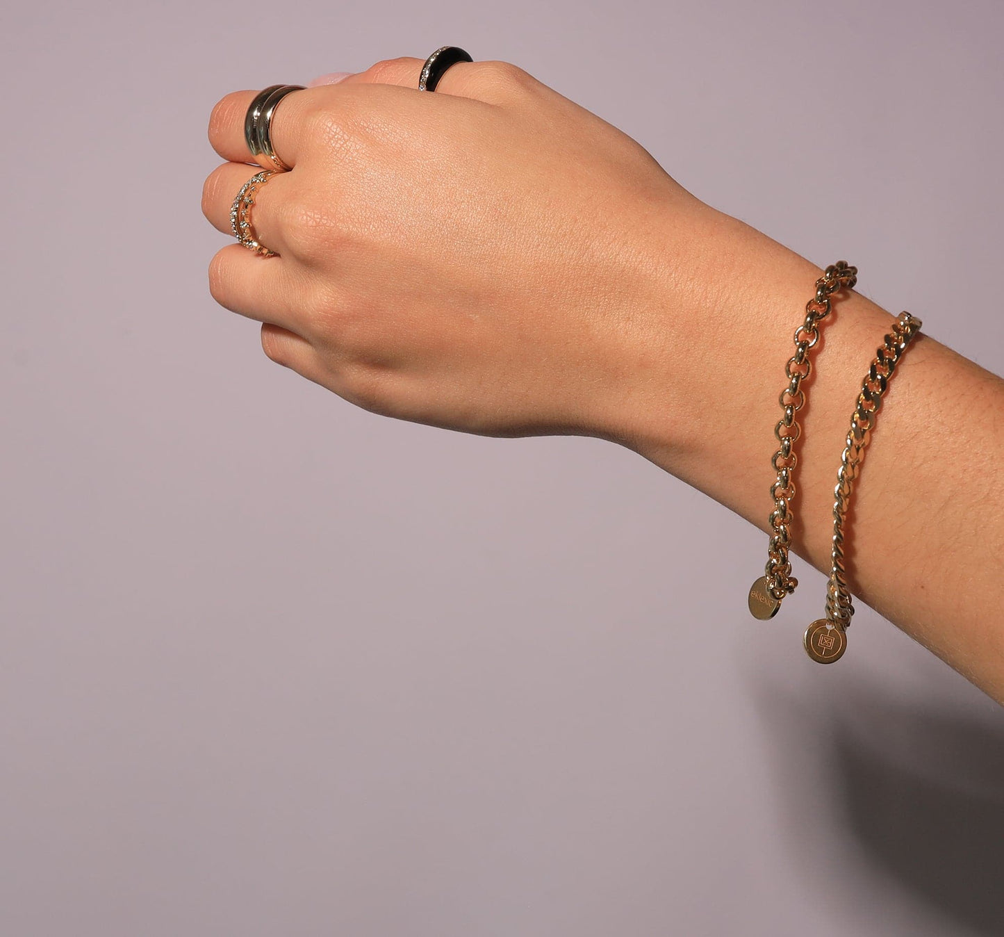 micro royal rolo chain bracelet by eklexic