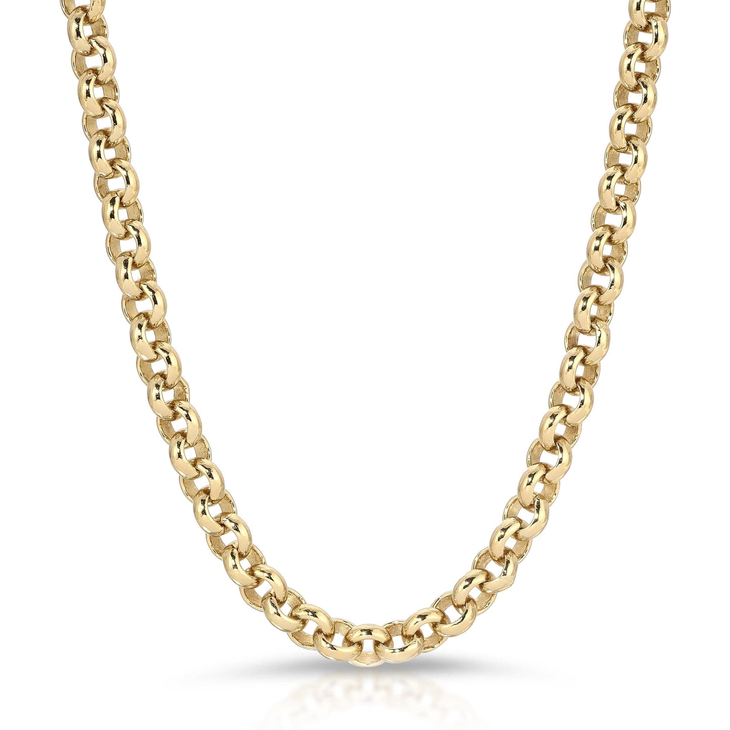 micro royal rolo chain necklace by eklexic