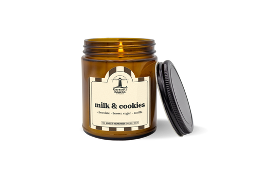 Milk & Cookies Candle by Garsnett Beacon Candle Co.