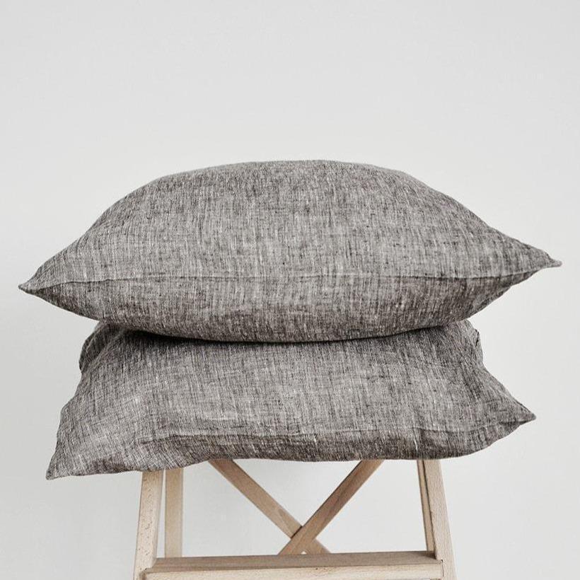 melange shams by beflax linen