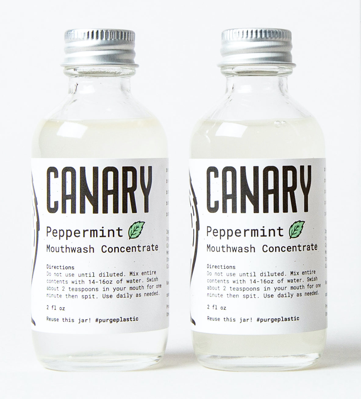 peppermint mouthwash concentrate by canary