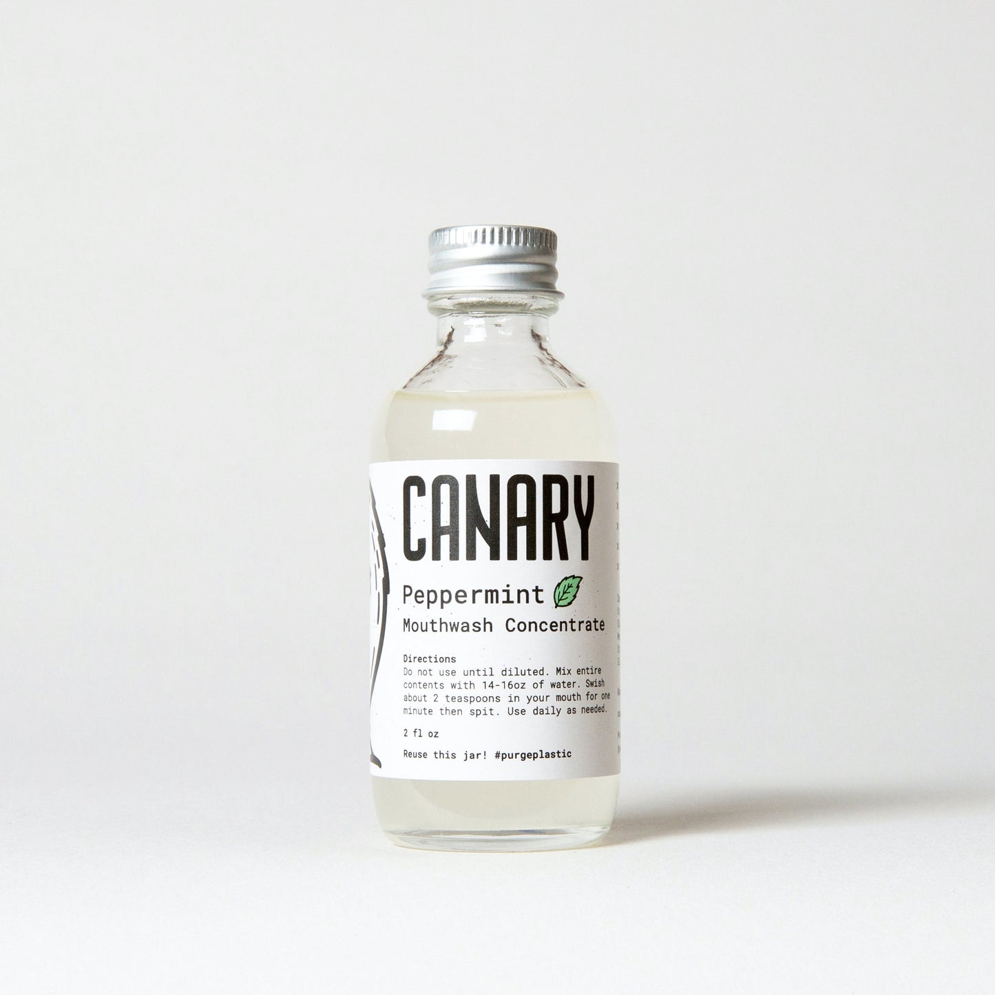 peppermint mouthwash concentrate by canary