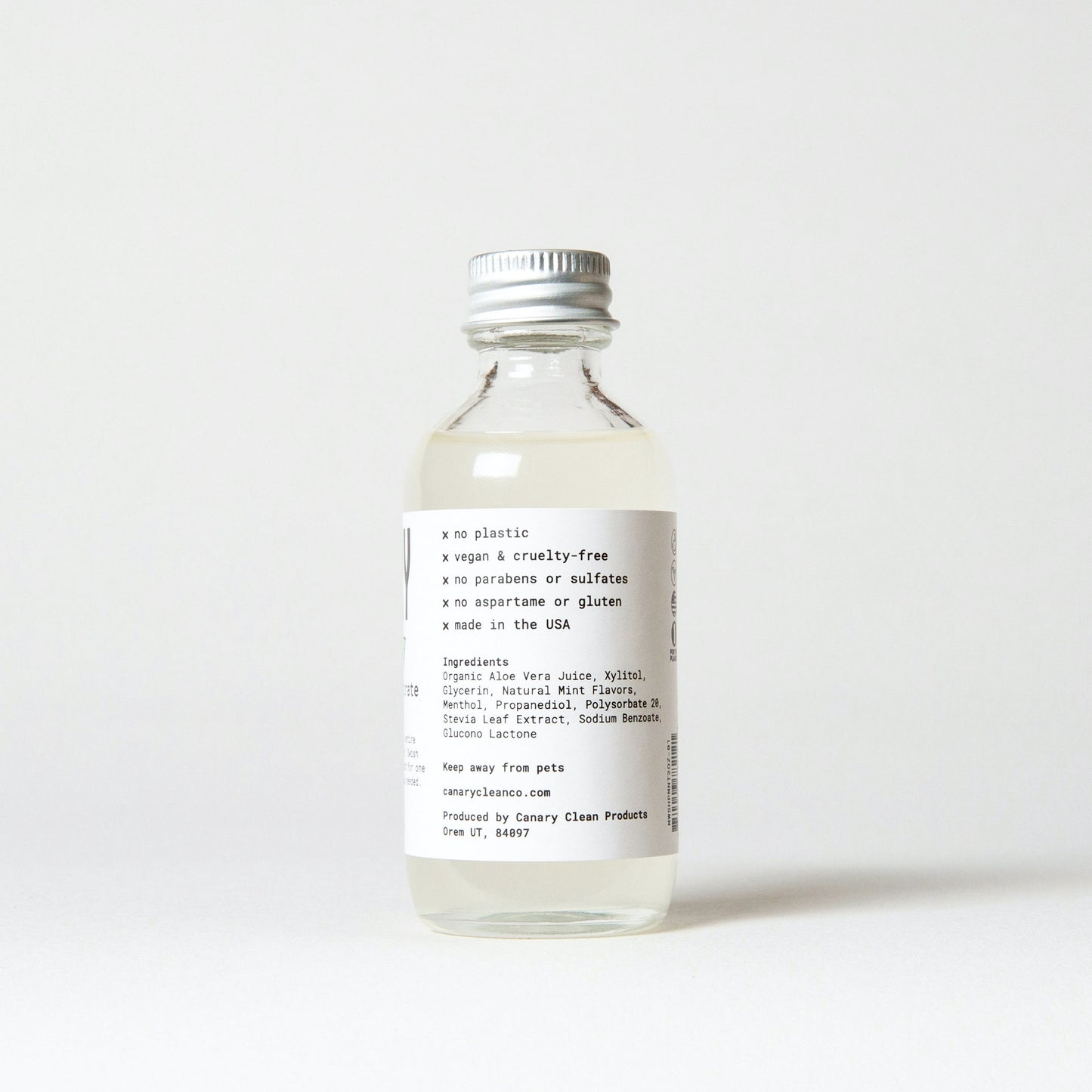 peppermint mouthwash concentrate by canary