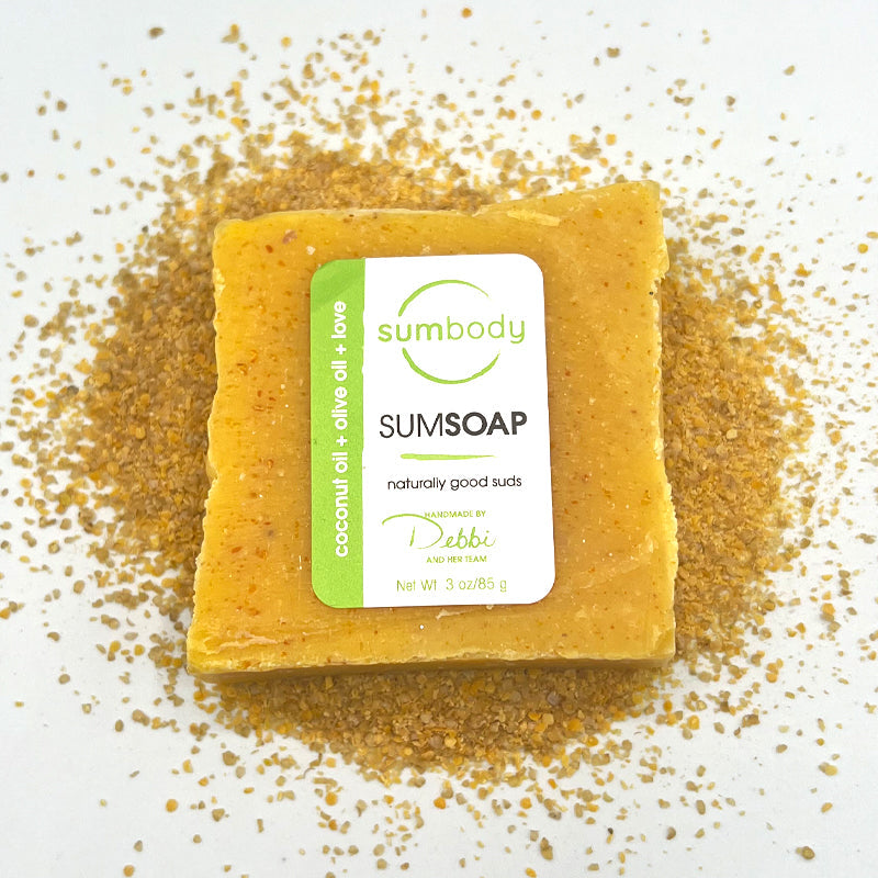 mustard natural soap by sumbody skincare