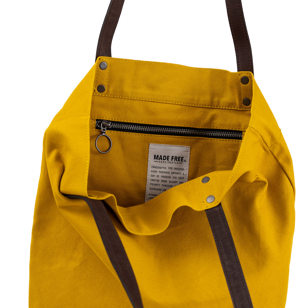 day tote mustard by made free®