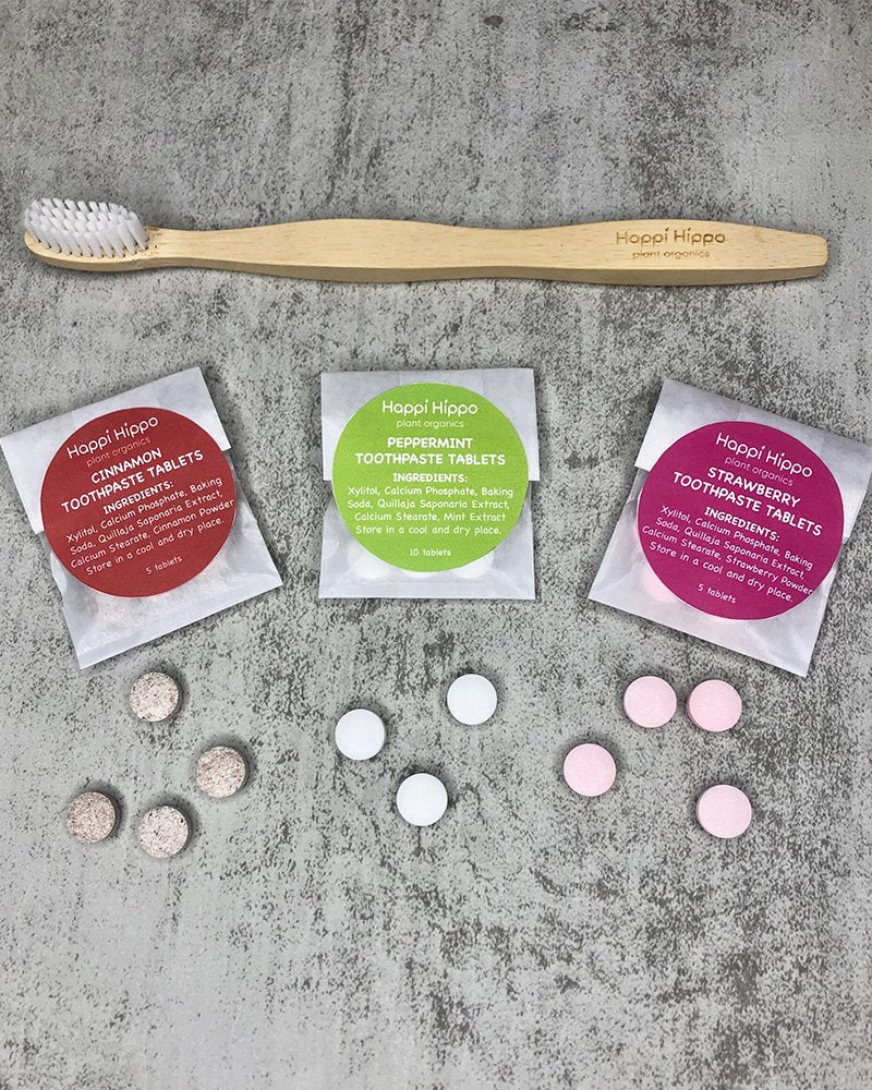 natural toothpaste tablets by hippotanicals