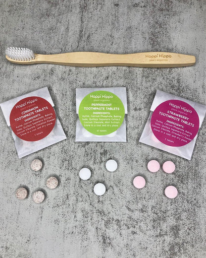 Natural Toothpaste Tablets by Hippotanicals