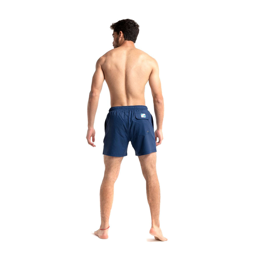 navy - 5" swim trunks by bermies