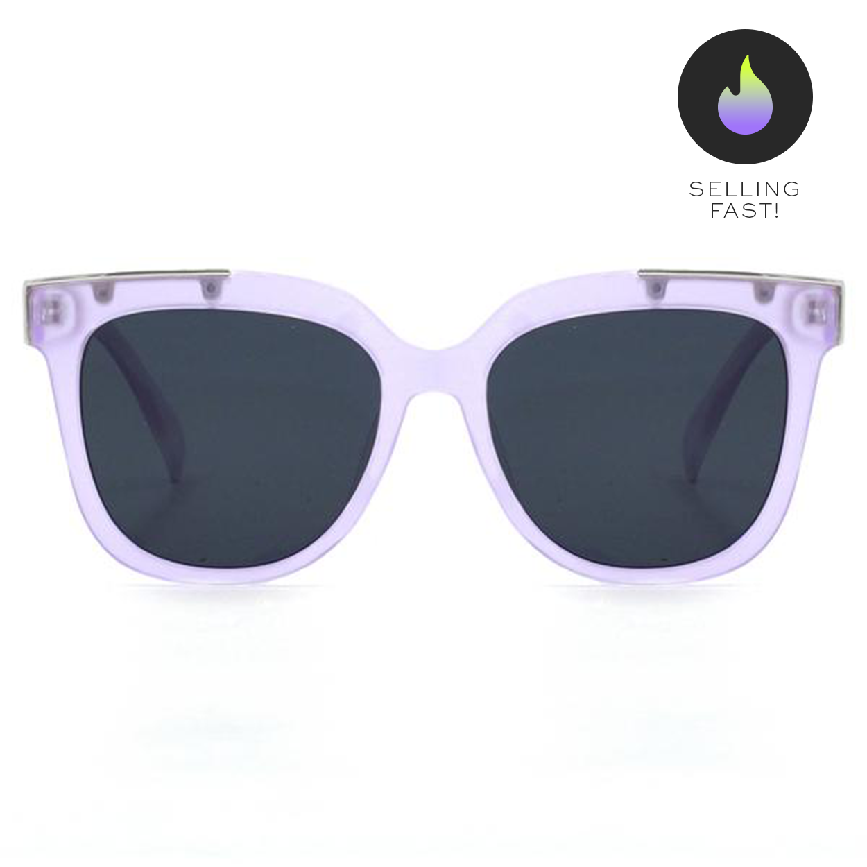 coco - lilac wayfarer sunglasses by topfoxx