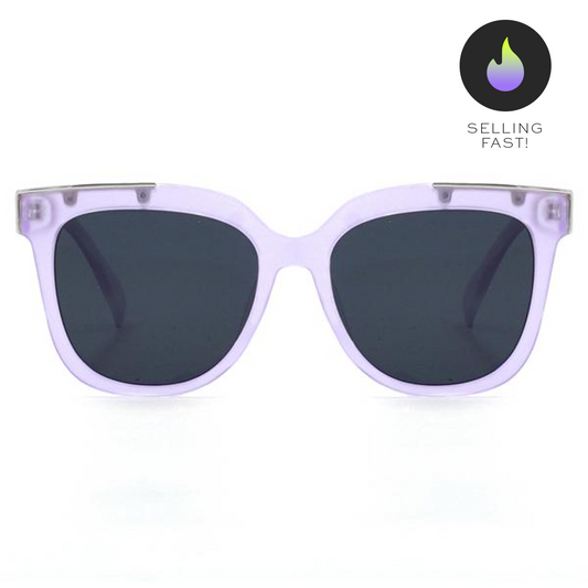 Coco - Lilac Wayfarer Sunglasses by TopFoxx