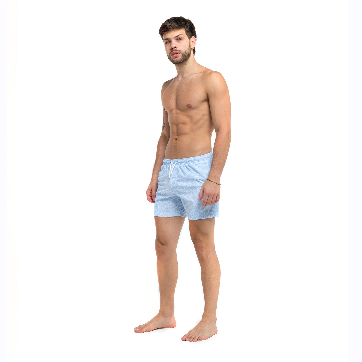 ocean motion - 5" swim trunks + compression liner by bermies