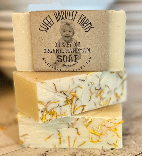 oh baby oh - organic handmade baby soap by sweet harvest farms