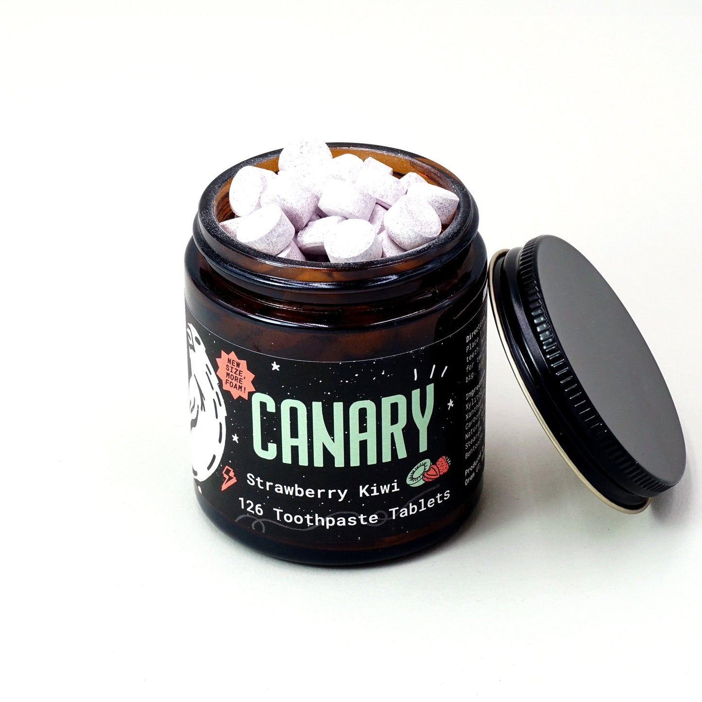 strawberry + kiwi toothpaste tablets - new & improved! by canary