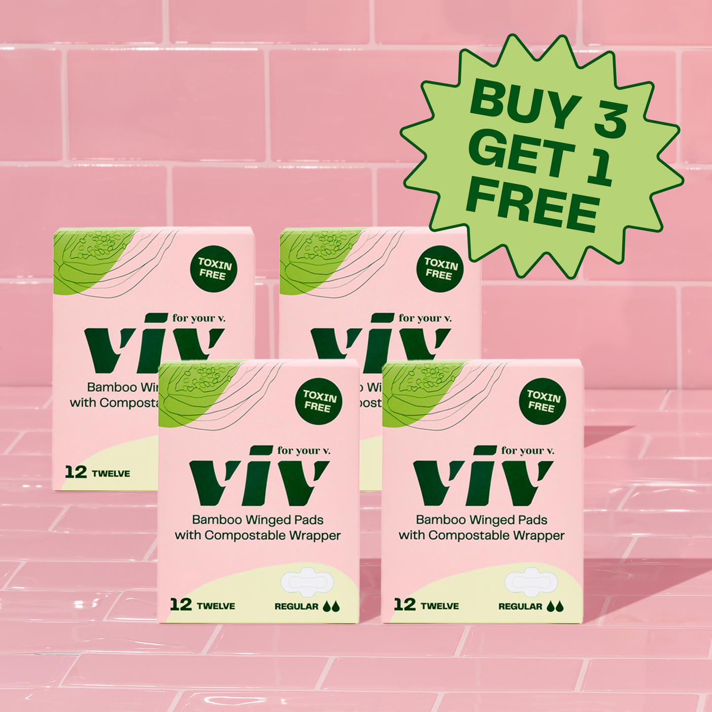 winged bamboo pads bundle by viv for your v