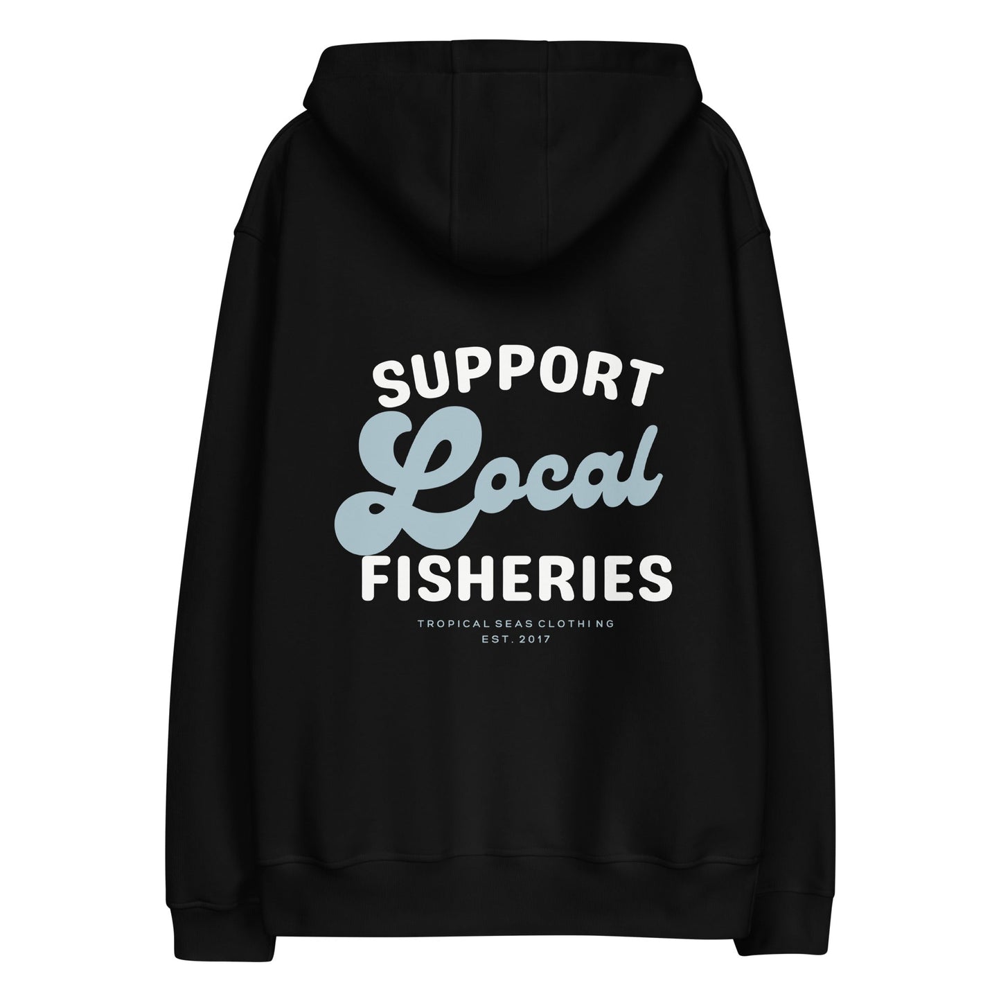 premium local fisheries eco hoodie by tropical seas clothing