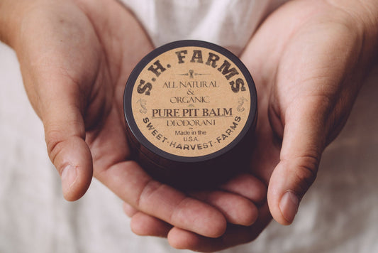 The Pure Pit Balm Deodorant - Organic and Natural - Aluminum FREE by Sweet Harvest Farms