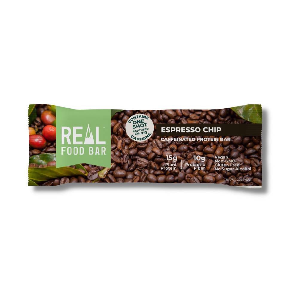 real food bar's espresso chip bars - 12-bar pack by farm2me