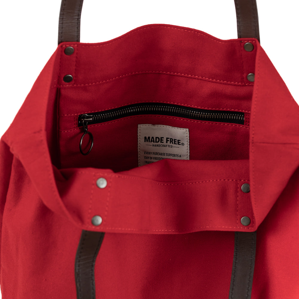 day tote red by made free®