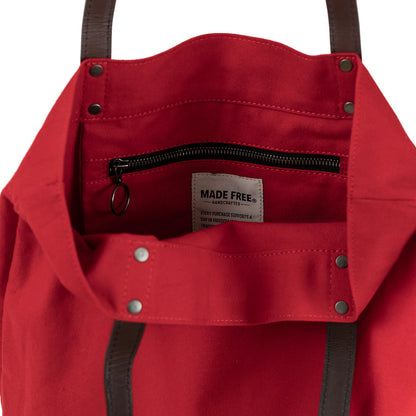 DAY TOTE RED by MADE FREE®