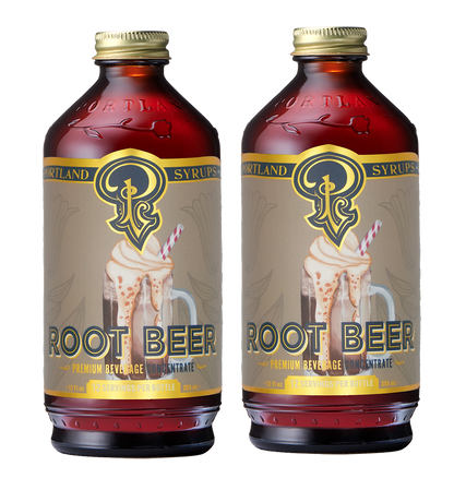 Genuine Root Beer Syrup two-pack by Portland Syrups