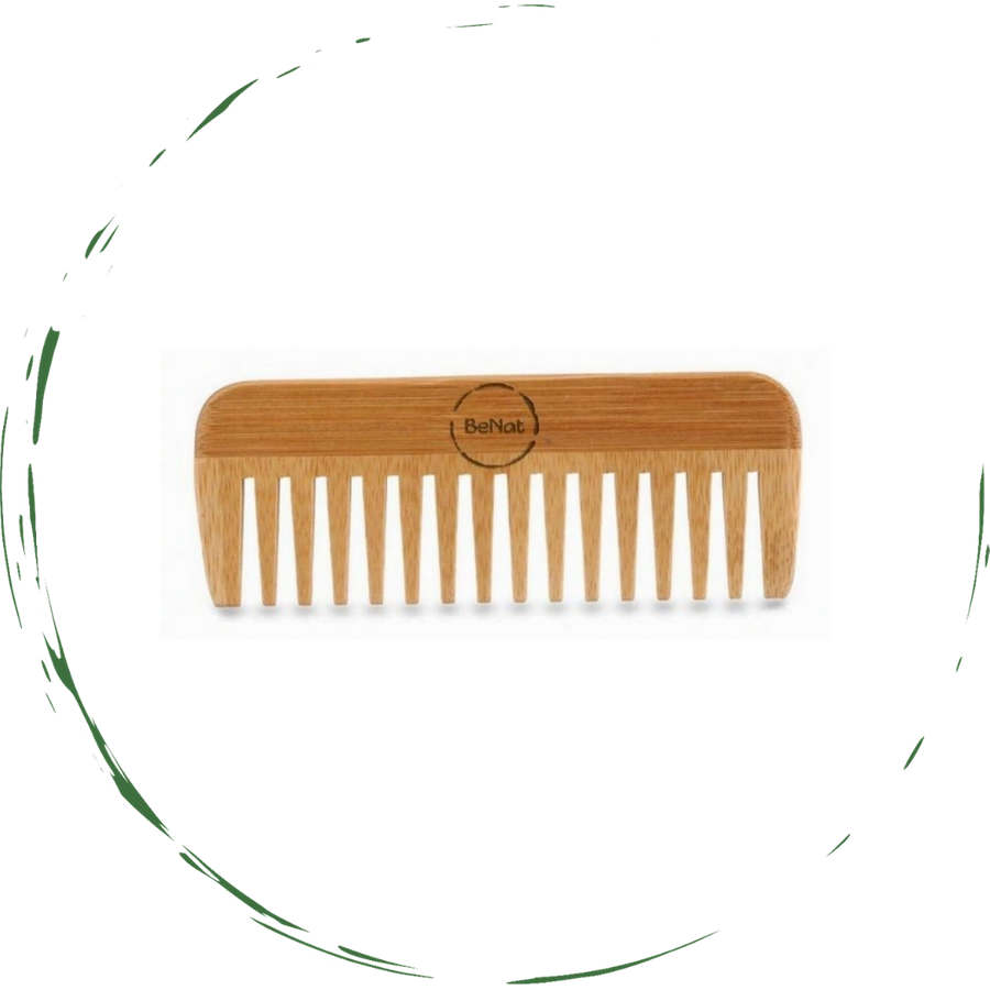 all-natural bamboo hair comb by benat