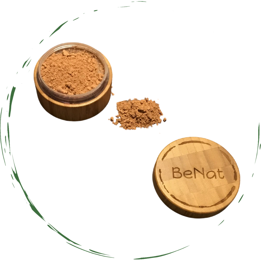 all-natural bronzer loose powder. eco-friendly. by benat