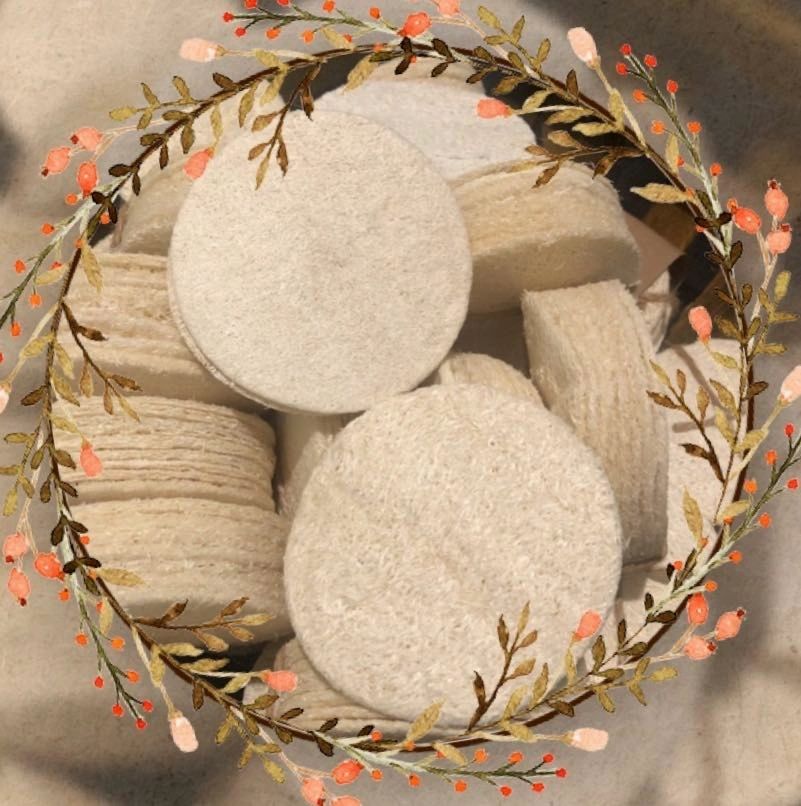 natural loofah pads 5-pcs by benat