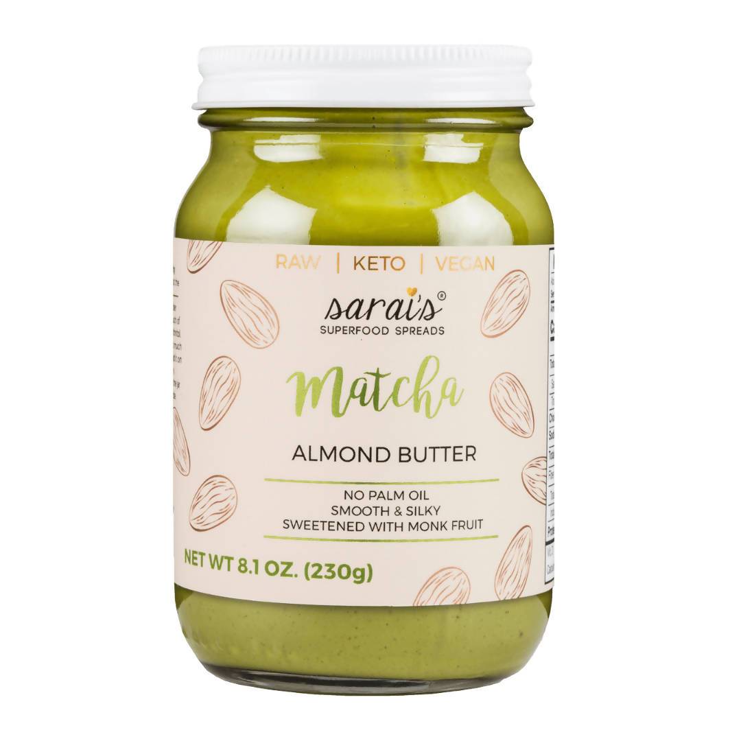 matcha almond butter jars - 24 x 12oz by farm2me