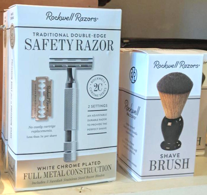 rockwell razor 6c double edge safety razor with 5 free blades by distinct bath & body