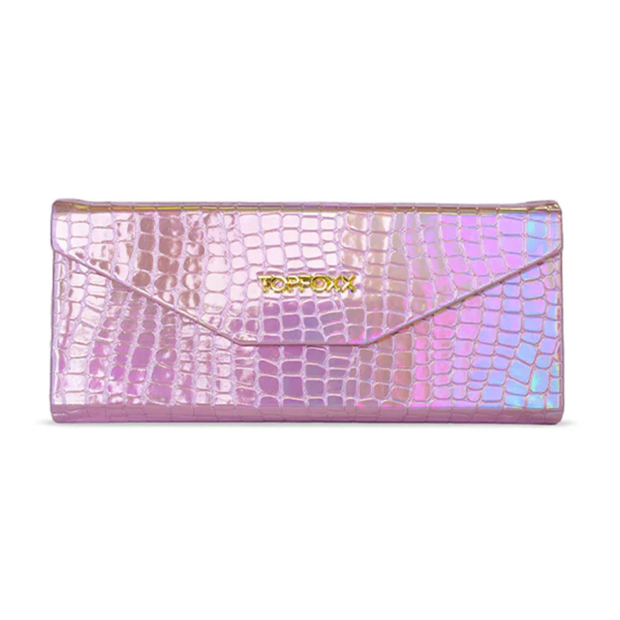 pink foldable holographic case by topfoxx