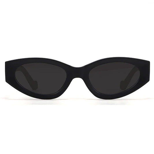 Kat x Money Moves - Black Cateye Sunglasses by TopFoxx