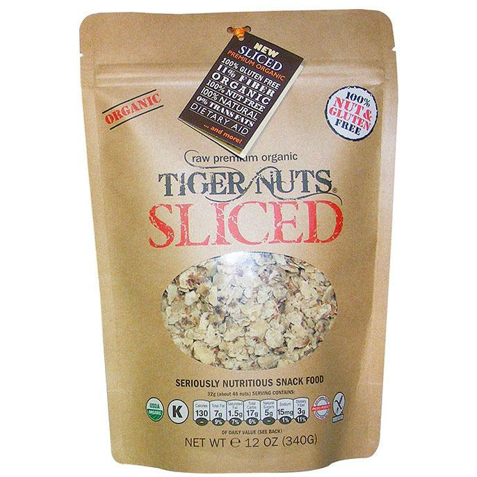 tiger nuts sliced tiger nuts in 12 oz bag - 24 bags by farm2me