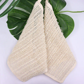 natural sisal washcloth - gentle exfoliating face and body cloth by kokoabotanics