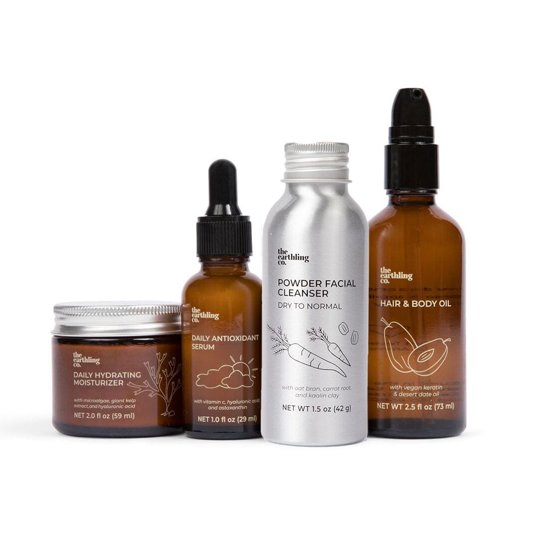 skincare luxury bundle by the earthling co.