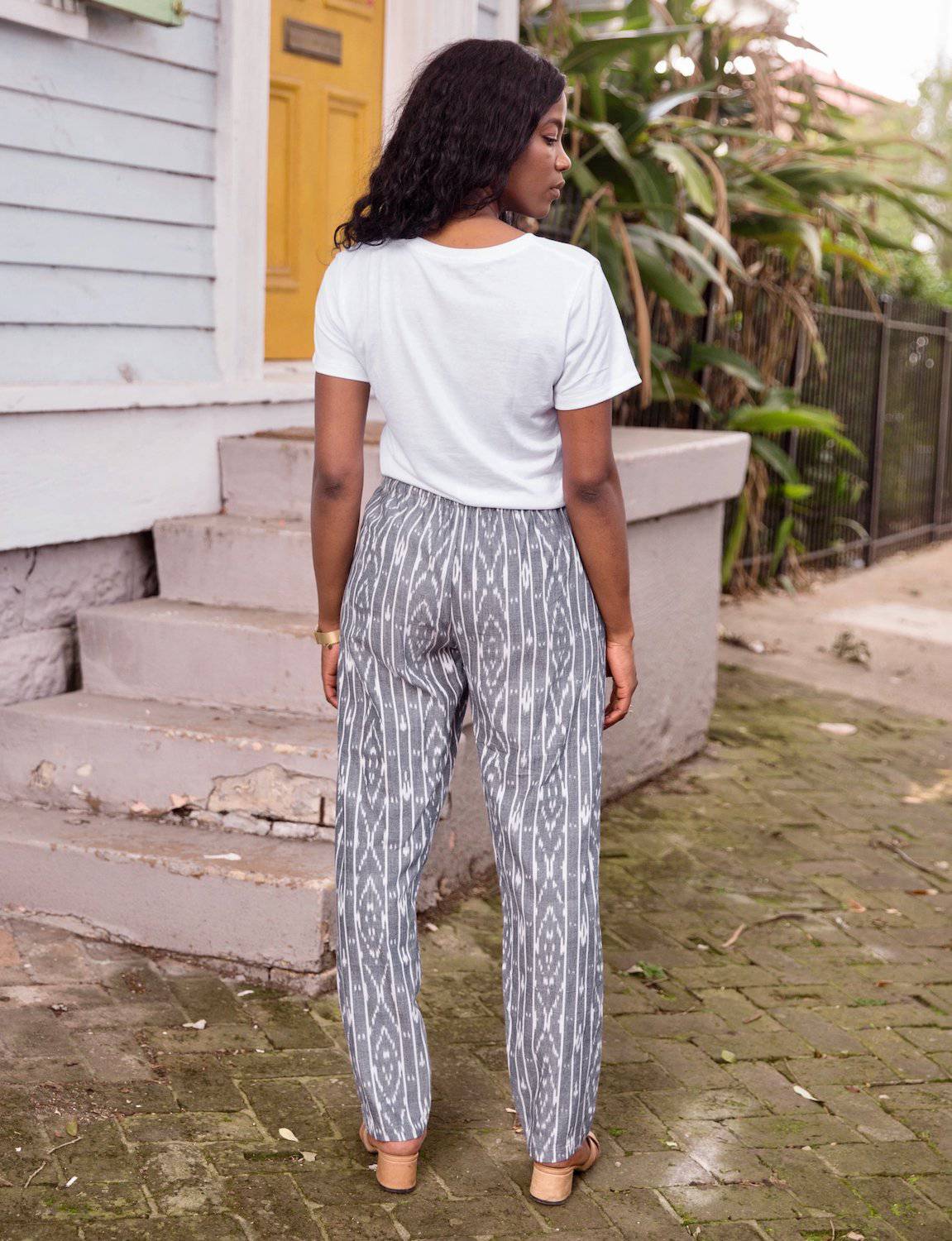 slate stripe pants by passion lilie