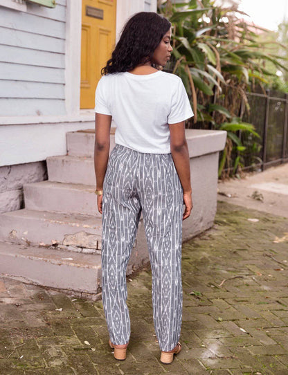 Slate Stripe Pants by Passion Lilie