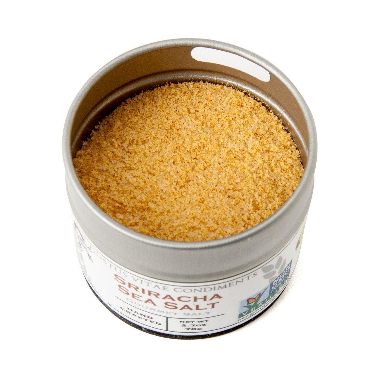 spicy sea salts - 6 tins by gustus vitae