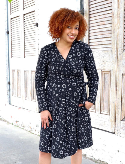 Stella Organic Wrap Dress by Passion Lilie