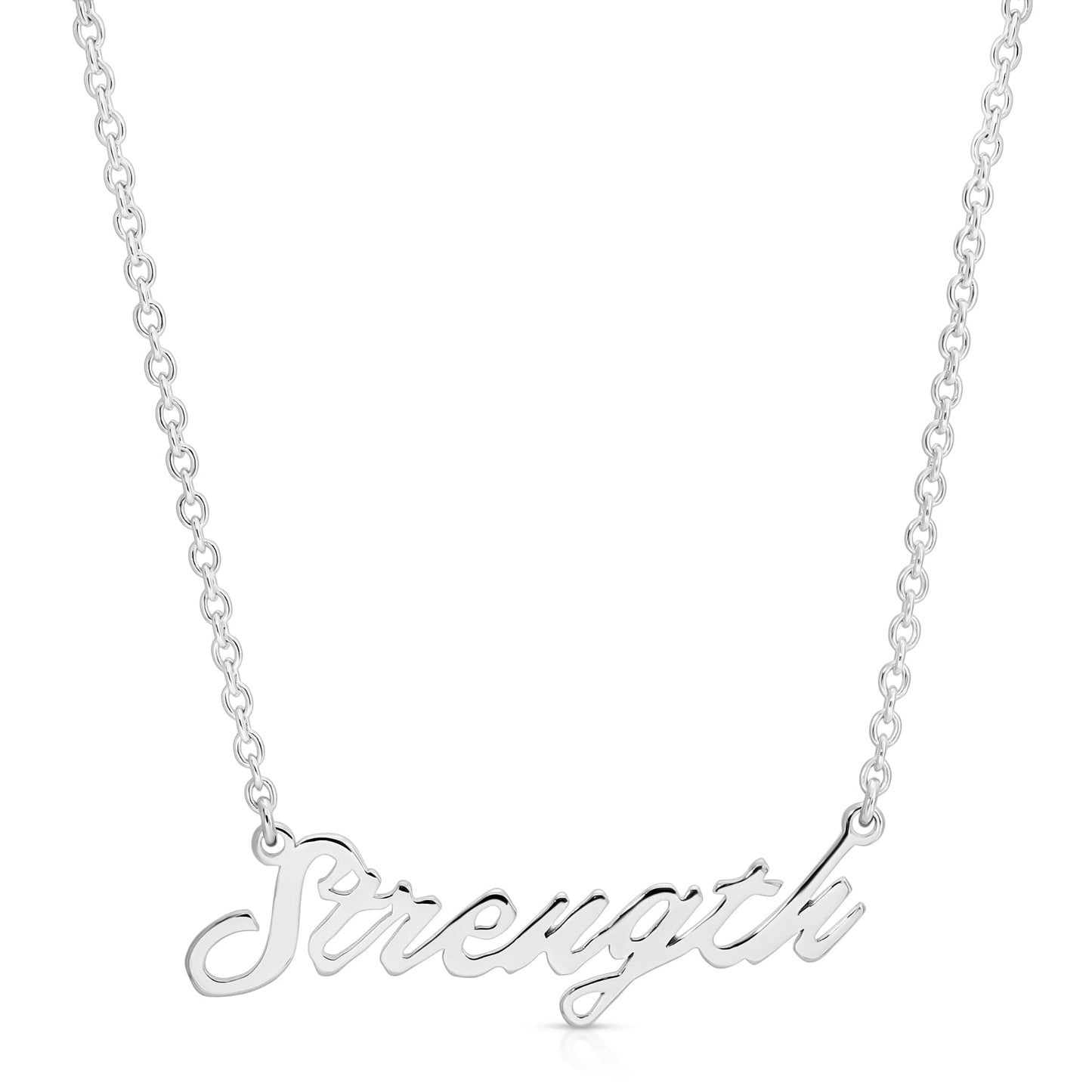 strength script necklace by eklexic