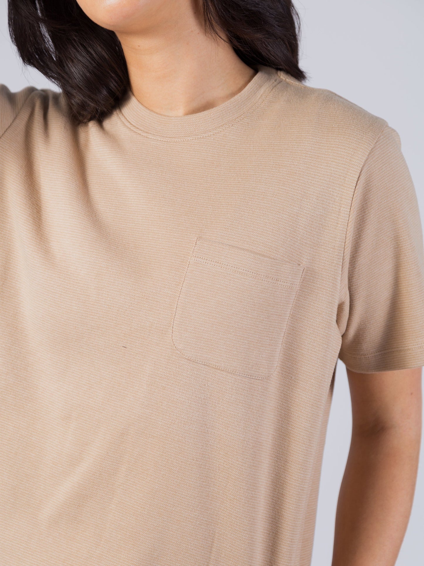 premium-weight tee | beech wood by happy earth