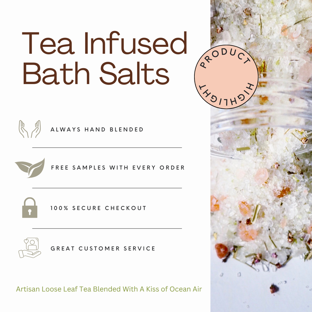 lumberjack tea-infused bath salts by beach house teas