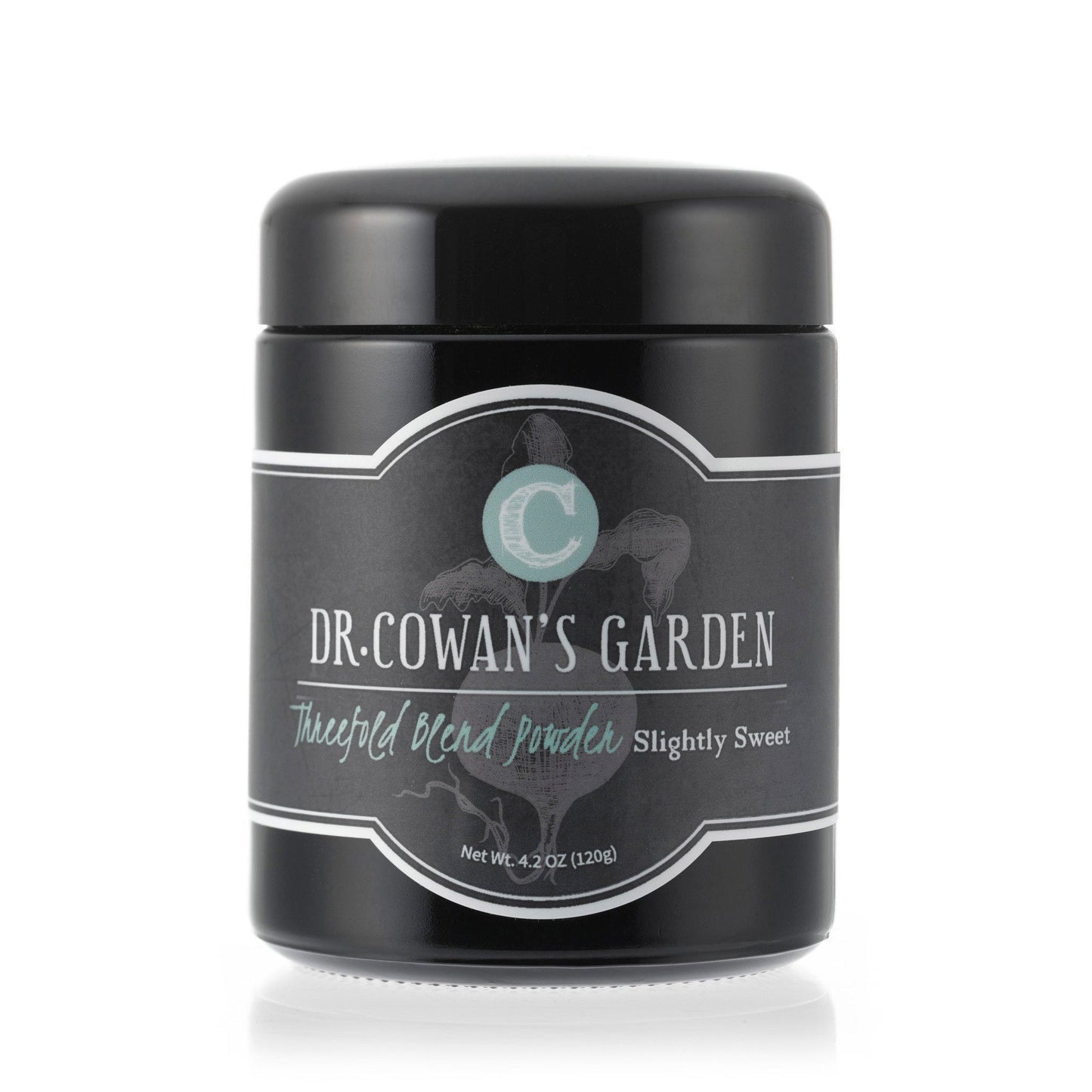 organic threefold blend powder - slightly sweet by dr. cowan's garden