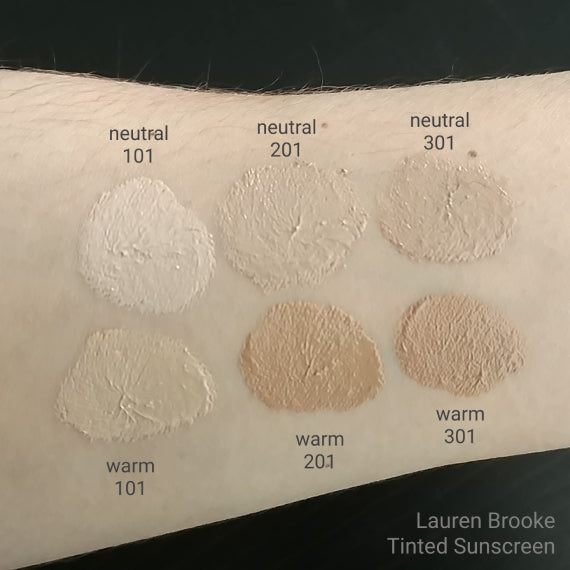 illuminous tinted mineral sunscreen samples by lauren brooke cosmetiques